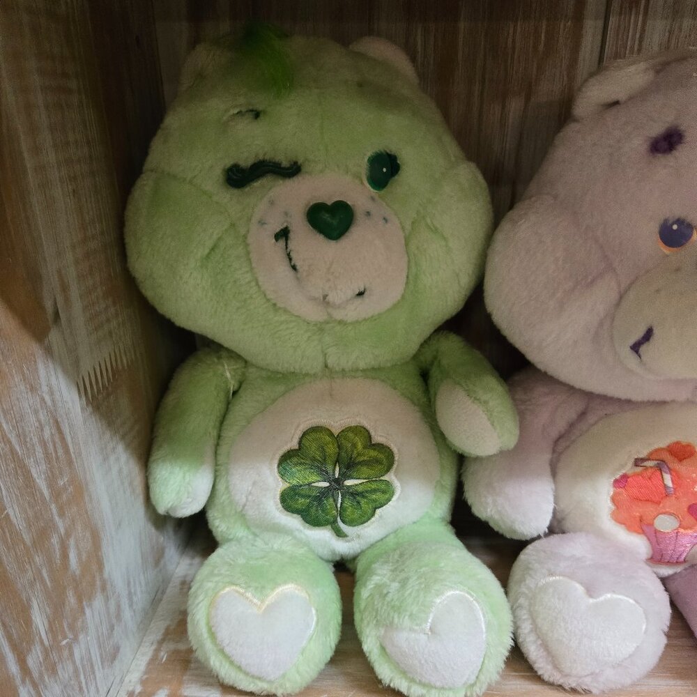 ❤ Kenner Vintage GOOD LUCK Care Bear full size ❤